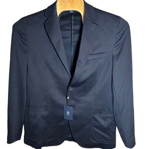 Jos. A. Bank Blazer Mens XL Midnight Blue Traveler Performance Tailored Stretch